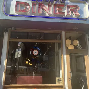 The front of the diner