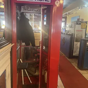 Nostalgia telephone booth
