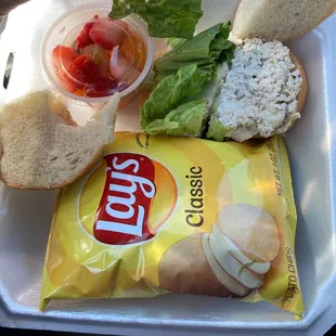 Honey pecan chicken sandwich meal