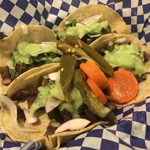 Barbacoa tacos!! They are really good