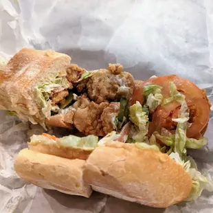 Fried Oyster Po&apos; Boy