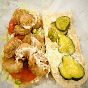 Fried Shrimp Po&apos; Boy