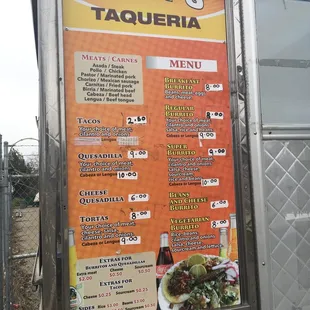 Menu January 2022