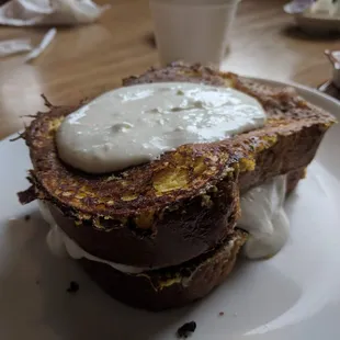 banana stuffed french toast