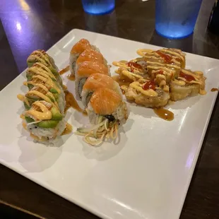 sushi and sashimi, sashimi, sushi, food