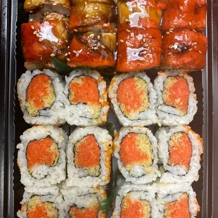 13. Spicy Tuna Roll and 21. Rock and Special Roll