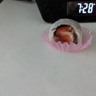 Strawberry mochi filling