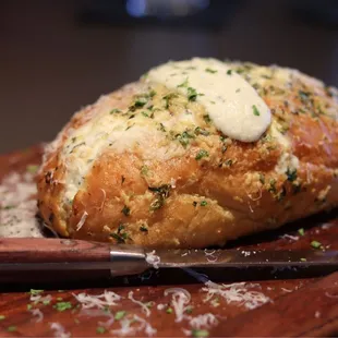 Parmesan garlic bread