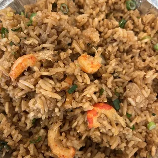 Crawfish Fried Rice.