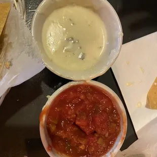 Queso and Salsa