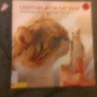 Fun new book "Crafting with cat hair" by Kaori Tsutaya