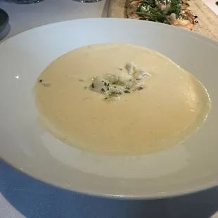 Crabmeat and Brie soup