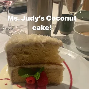 Ms. Judy's coconut cake