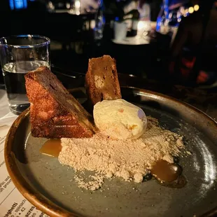 Earl grey lavender bread pudding