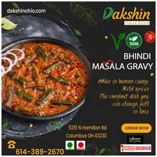 a dish of masala gravy