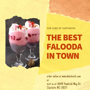 the best faloda in town