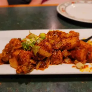 Baby corn pepper salt.