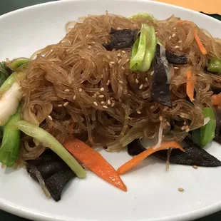 Japchae - they included this with the banchan