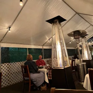 Patio dining with great food and live music. Very nice dinner