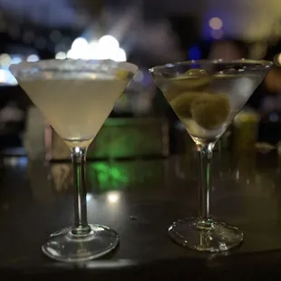 Lemon Drop and Grey Goose Martini