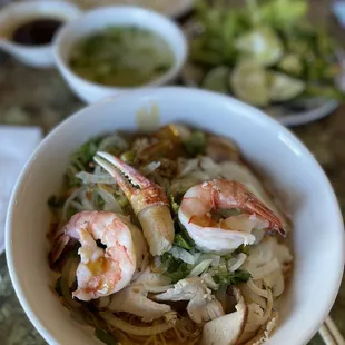 Mi hu tieu kho. Dried noodles. Make sure get extra sauce on the side.