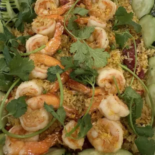 Shrimps fried rice