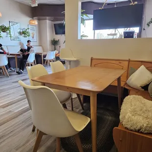 More seating options now.