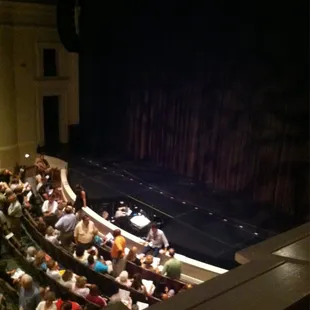 First time sitting in the box seats.