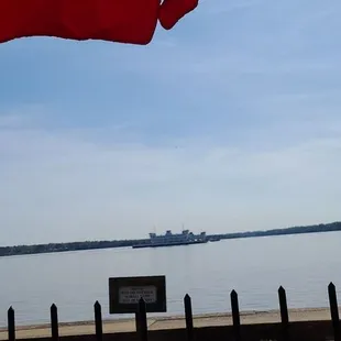 a boat out on the water