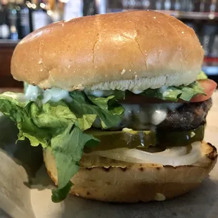 Dale's cheese burger.  Not bad...certainly the best burger I've eaten...so far today.