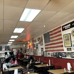 A view of the inside