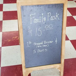 Brisket family pack