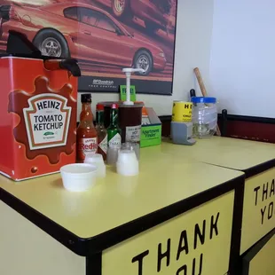 sushi and sashimi, interior