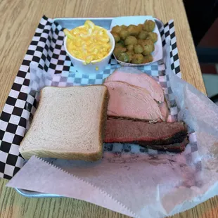 Sliced Brisket Sandwich