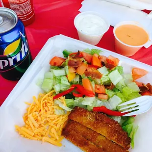 Secret menu - fried chicken breast. Yum!