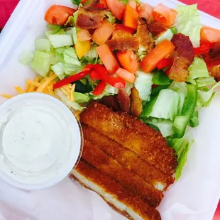 Secret menu - fried chicken breast. Yum!