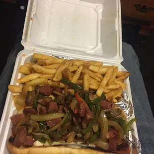 Corn beef philly o lord this where is at