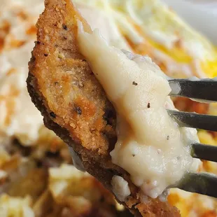 Chicken Fried Steak and eggs
