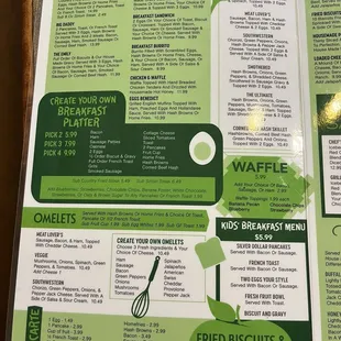 Breakfast Menu