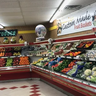 Fresh produce brought in daily!