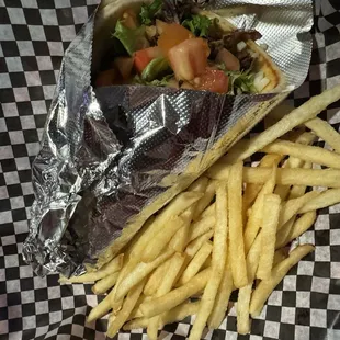 Steak pita