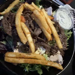 Steak salad