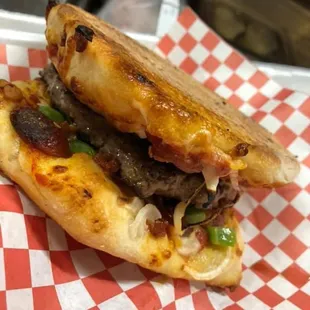 Pizza burger