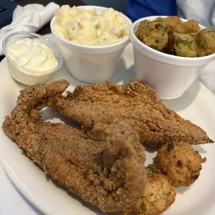 Small catfish platter