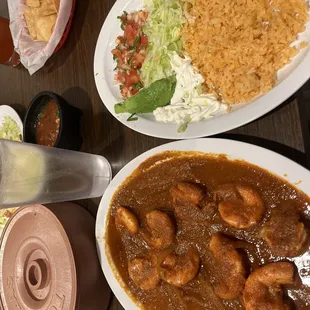 Camarones a la diabla