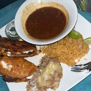 Quesabirria tacos plate