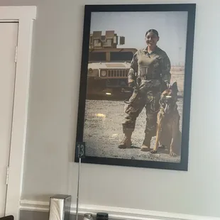 Dalia the owners daughter serving the U.S. Air Force