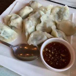 Classic shrimp and chive dumplings