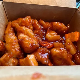 Sweet and sour chicken