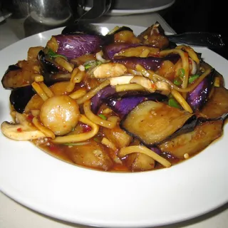 Spicy Garlic Eggplant